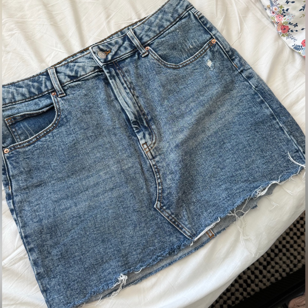 Denim Blue Jean Skirt
